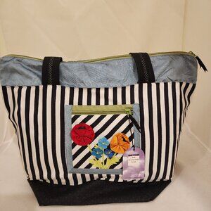 Goody Goody silk tote bag, new with tags
